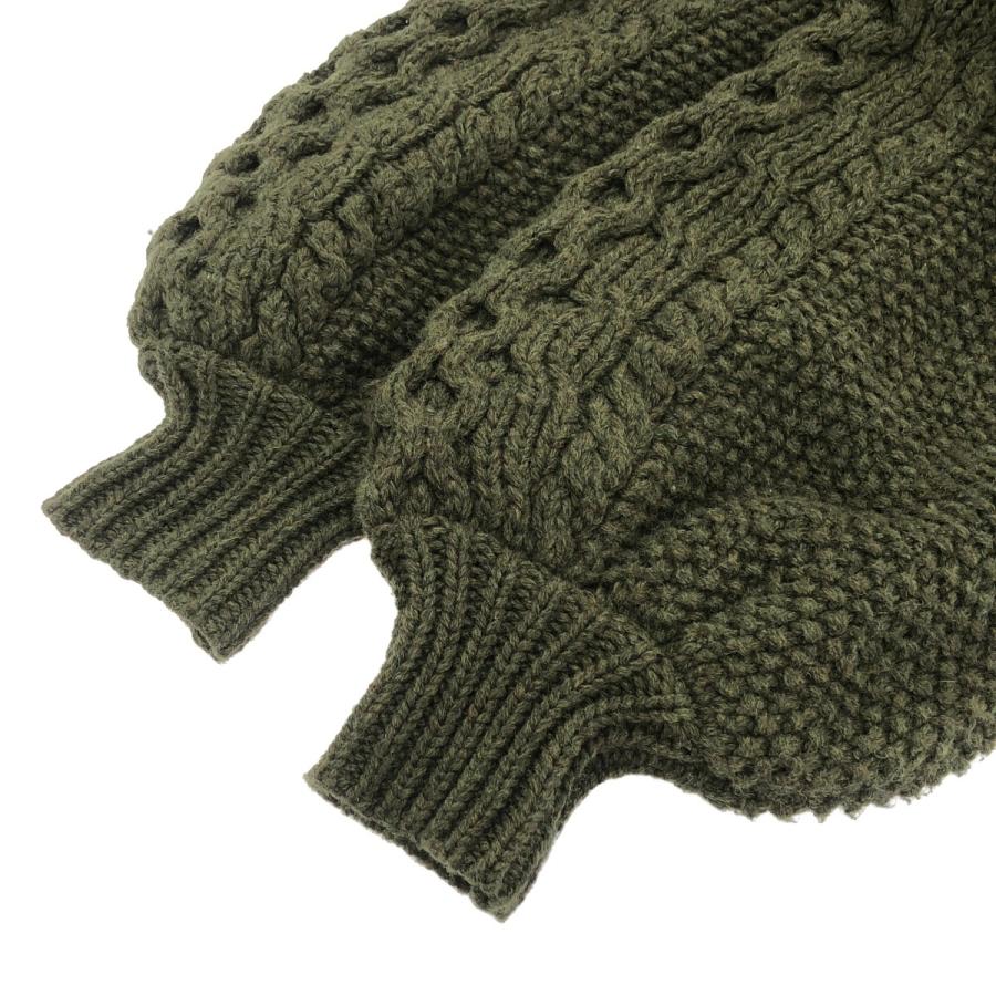 CLANE（クラネ） 18AW HAND CABLE SHORT KNIT TOPS ケーブルショート