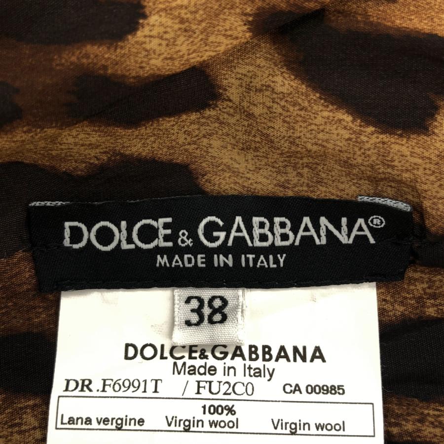 DOLCE&GABBANA（ドルチェ & ガッバーナ） 裏地レオパードノースリーブ