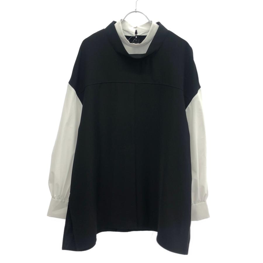 ENFOLD（エンフォルド） 25SS OFF NECK LAYERED PULLOVER オフネック