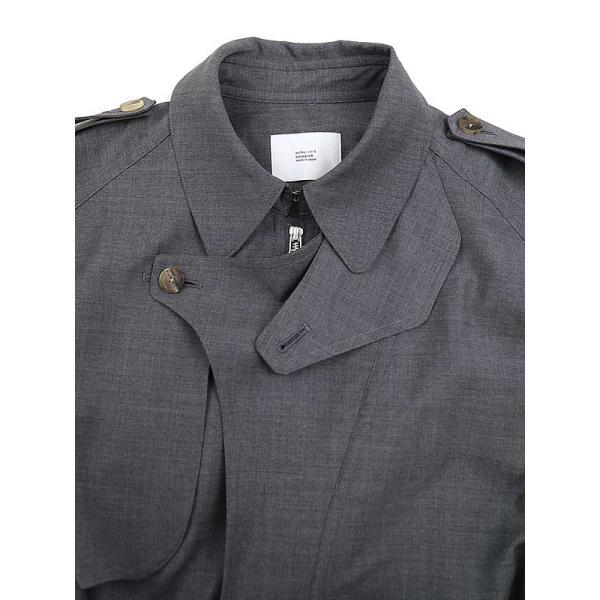 HATRA hatra ハトラ 22AW Organ Trench トレンチコート グレー系 HATRA hatra ハトラ 22AW Organ Trench トレンチコート グレー系