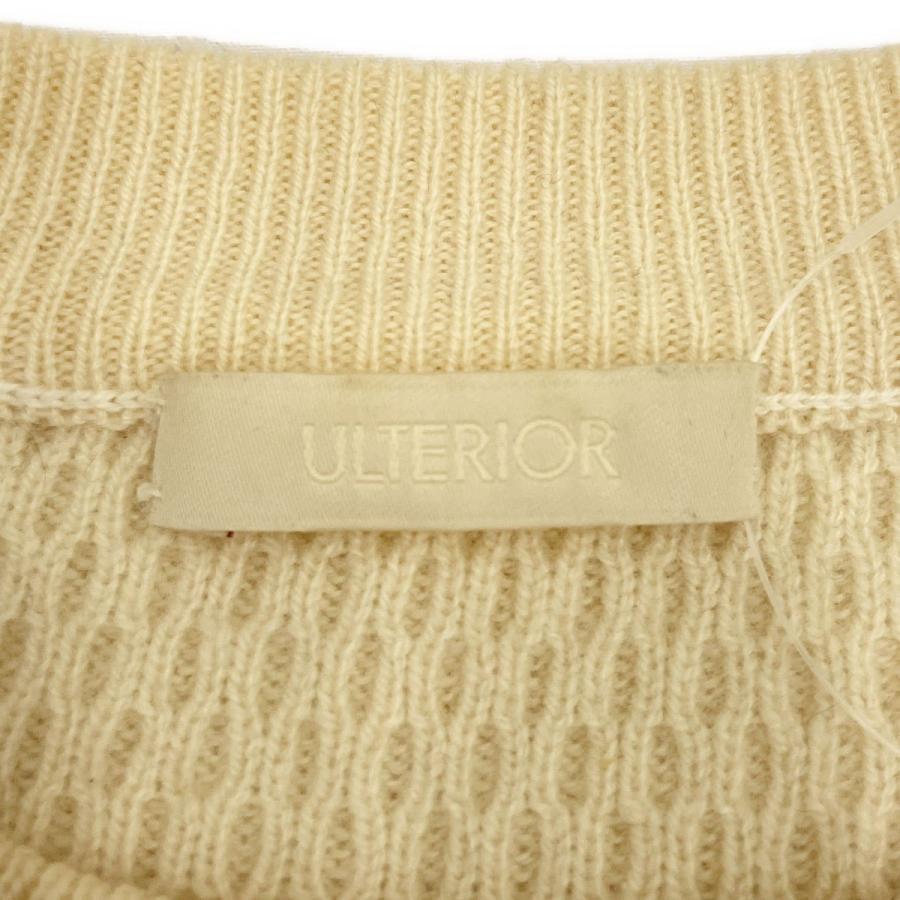 ULTERIOR アルテリア 19AW MANHOLE 別注 HONEYCOMB WAFFLE CASHMERE 