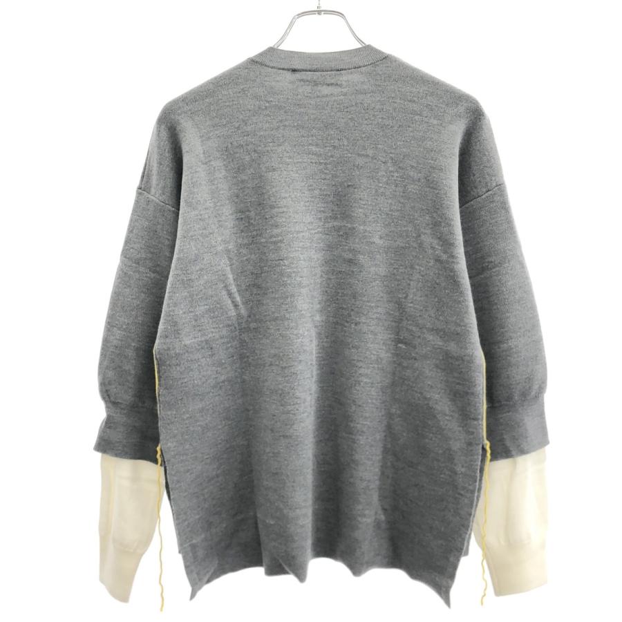 24AW 美品✨ENFOLD エンフォルド BUMPY PULLOVER グレー レディース 24AW 美品✨ENFOLD エンフォルド BUMPY PULLOVER グレー