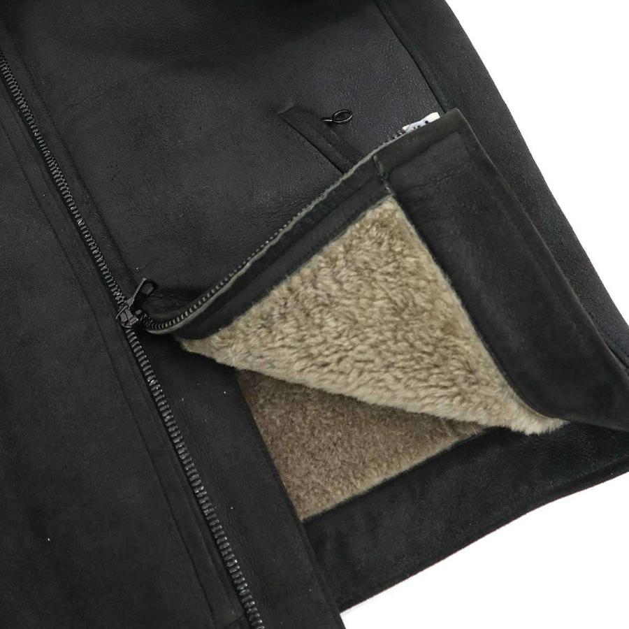 SERAPHIN（セラファン） ムートンシングルレザーライダースジャケット