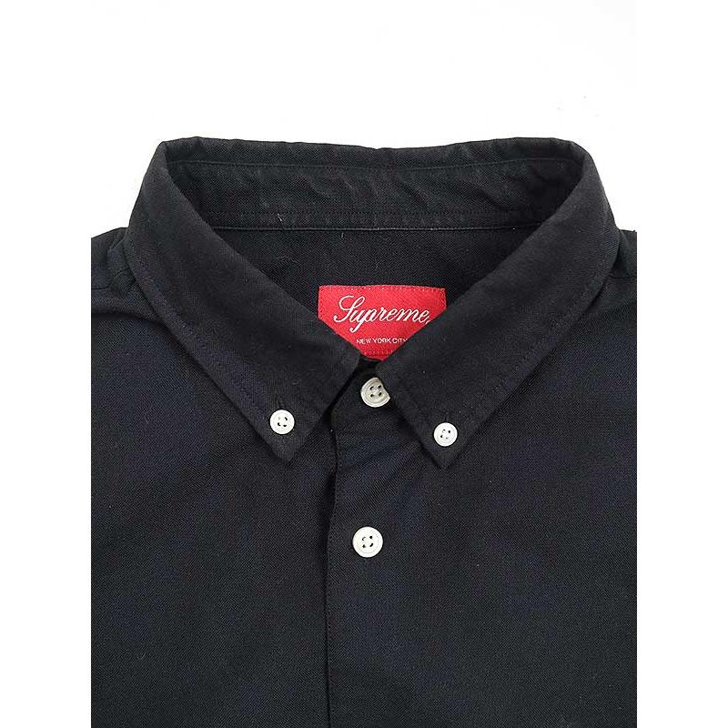 Supreme シュプリーム Loose Fit S/S Oxford Shirt ルーズフィット オックスフォードシャツ ブラック M ITDLYFZB7CVE｜modescape｜03