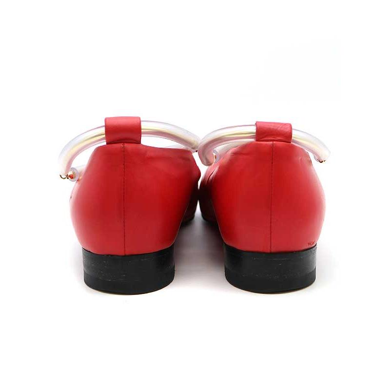 JIL SANDER ジルサンダー ポインテッドトゥメタルリングレザー JIL SANDER ジルサンダー ポインテッドトゥメタルリングレザー