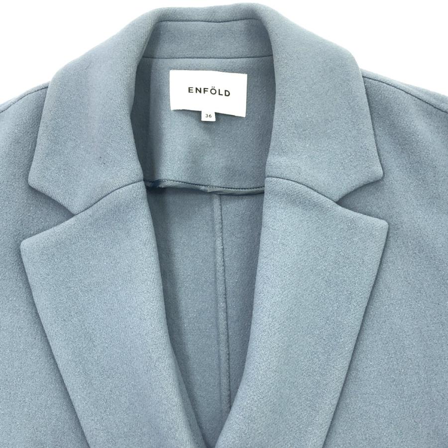 ENFOLD（エンフォルド） ダブルフェイス立体ポケットコート 300CA330