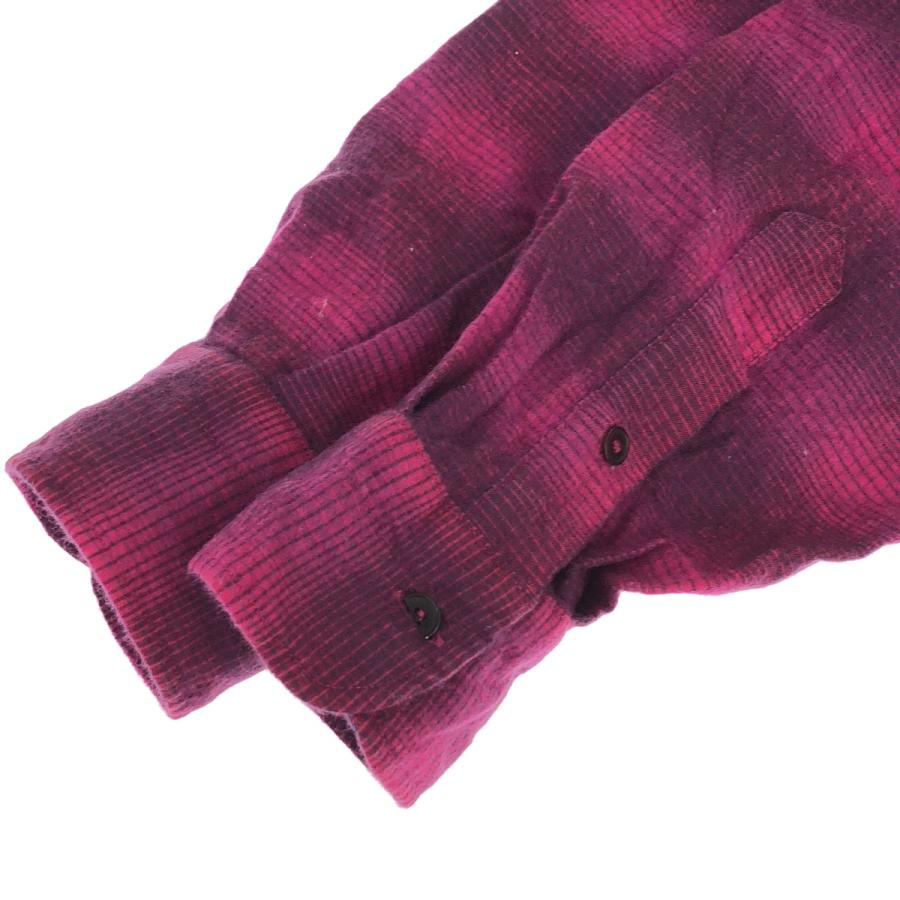 COMOLI コモリ 21AW ウールシルク ワークチェックシャツ U03 COMOLI コモリ 21AW ウールシルク ワークチェックシャツ U03
