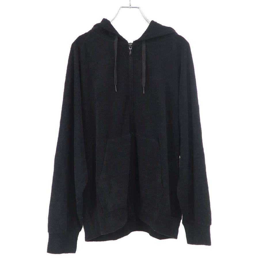 COMOLI（コモリ） 25SS パイルジップパーカー B01-05042 ブラック 2