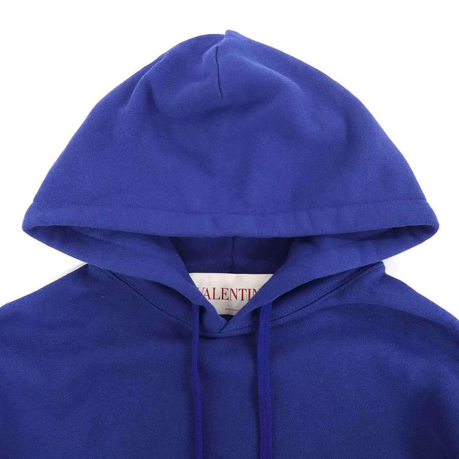 VALENTINO ヴァレンティノ プルオーバースウェットパーカー 6V3MF28NAQU ブルー XS ITDSCMBE2LNS_3