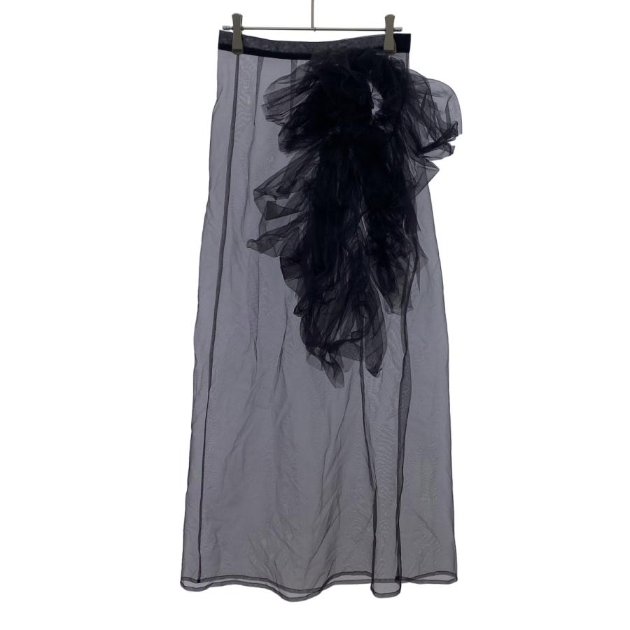 新品未使用【MARGE/マージ 】チュールオーバースカート MARGE マージ 24SS Tulle decorative over skirt チュールスカート