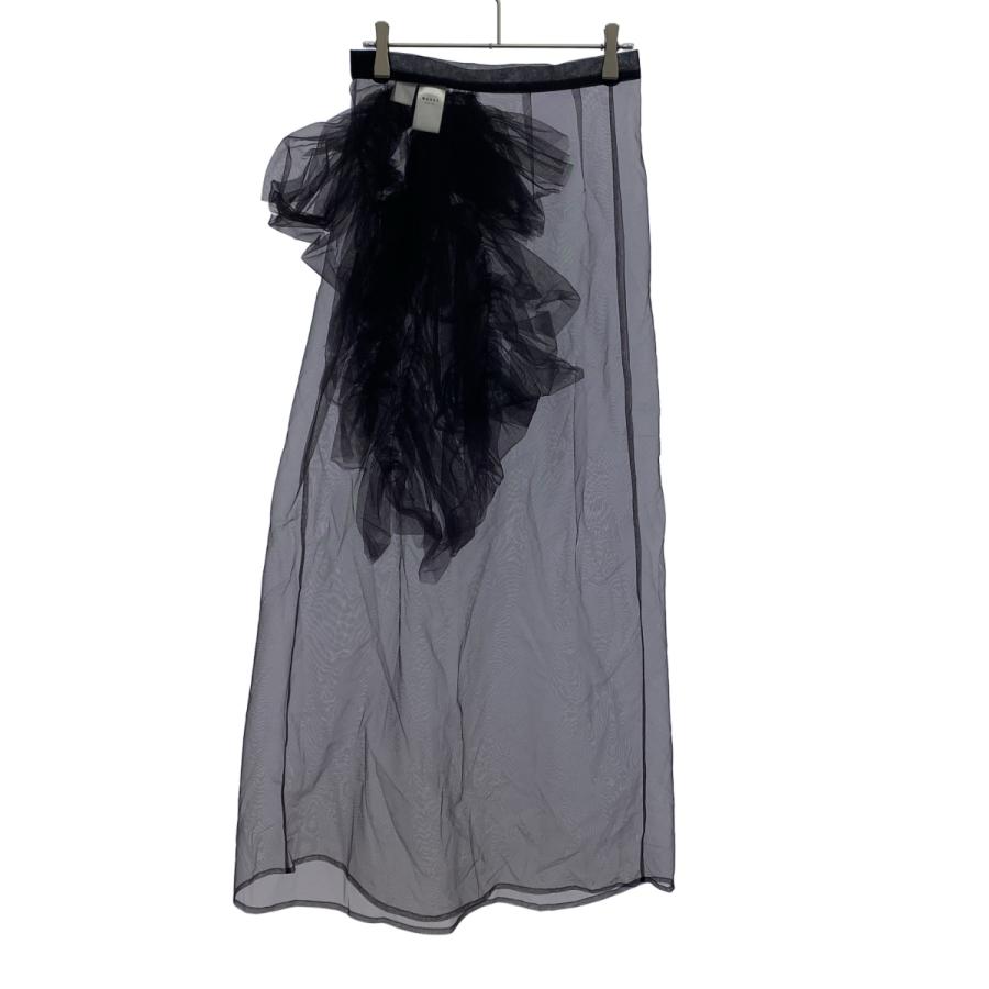 新品未使用【MARGE/マージ 】チュールオーバースカート MARGE マージ 24SS Tulle decorative over skirt チュールスカート