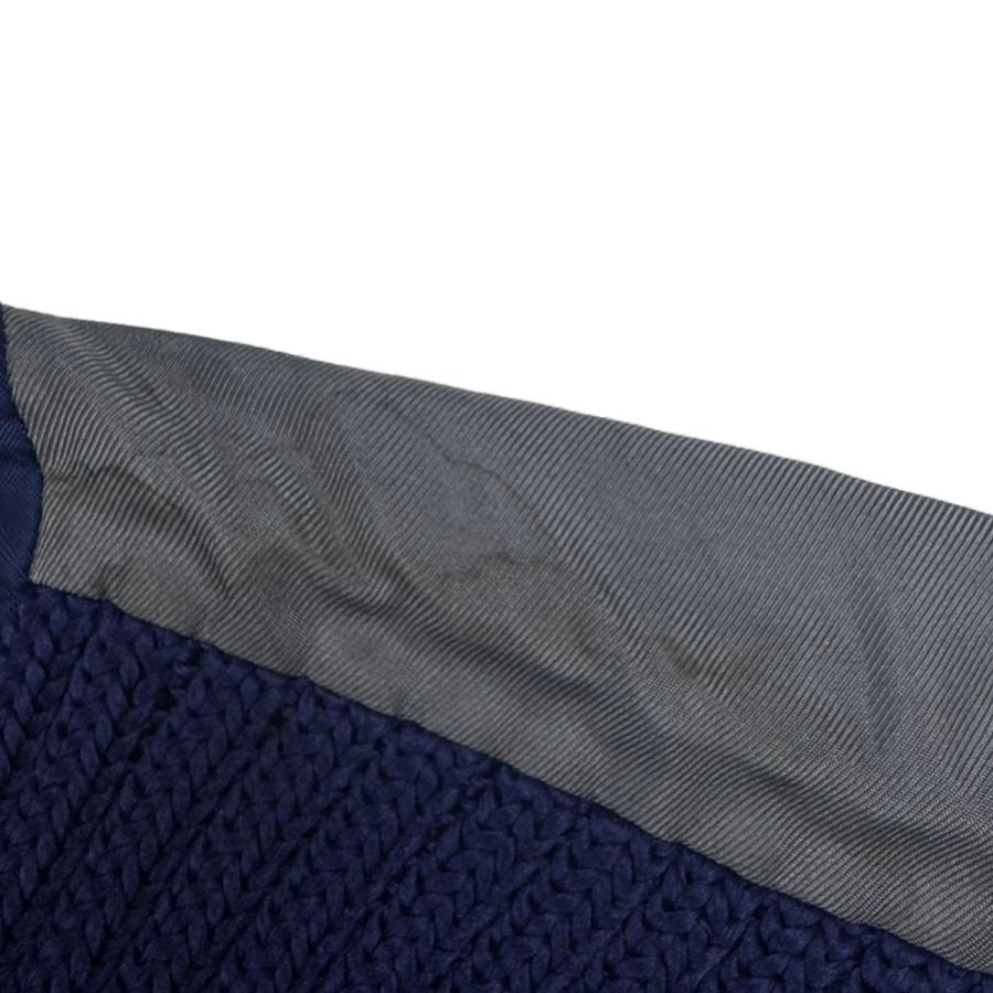 tricot COMME des GARCONS トリココムデギャルソン 2000SS ミックスドッキングブラウス シャツ TB-100070-A グレー×ブルー ITDVX29J04I8 tricot COMME des GARCONS トリココムデギャルソン 2000SS