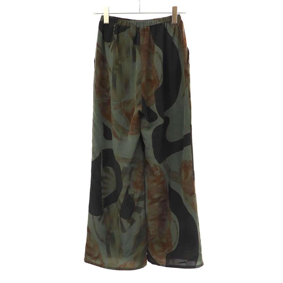 mame mame kurogouchi マメ クロゴウチ 23AW Marble Print Trousers