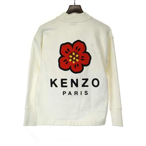 KENZO ケンゾー by NIGO 22SS プリントスウェットカーディガン ホワイト サイズ:M レディース ITDZ8U6HOF0N｜modescape｜02