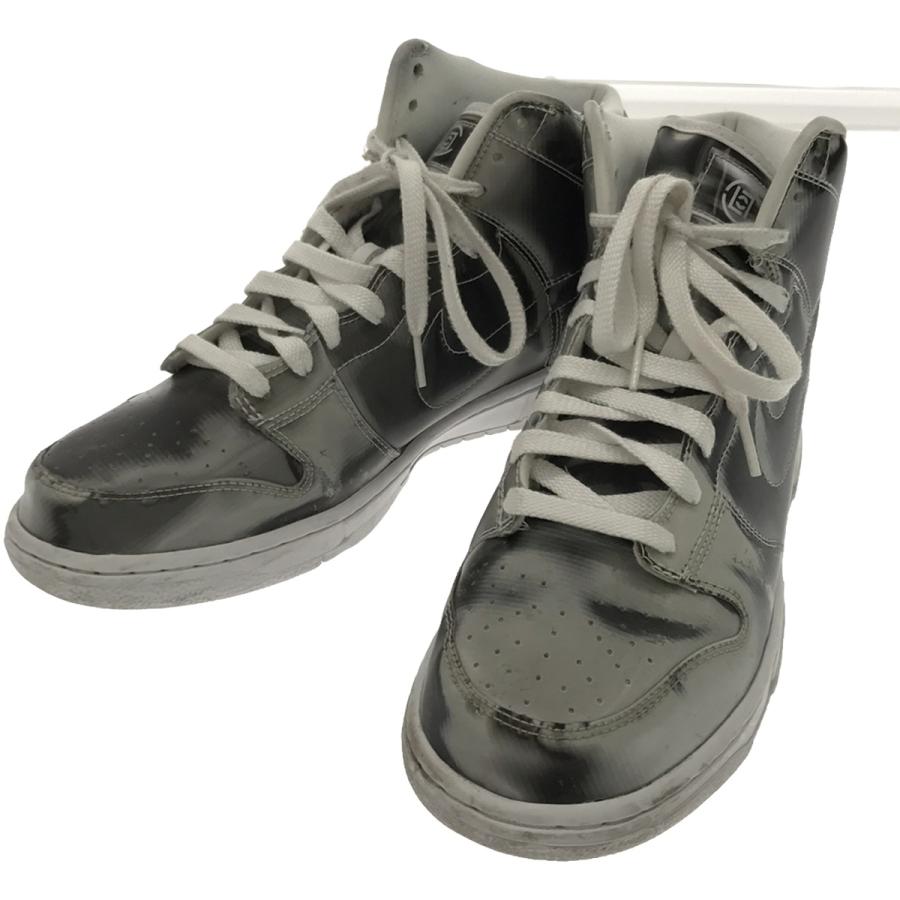 NIKE（ナイキ） NIKE×CLOT クロット Dunk High Silver/Flux スニーカー 