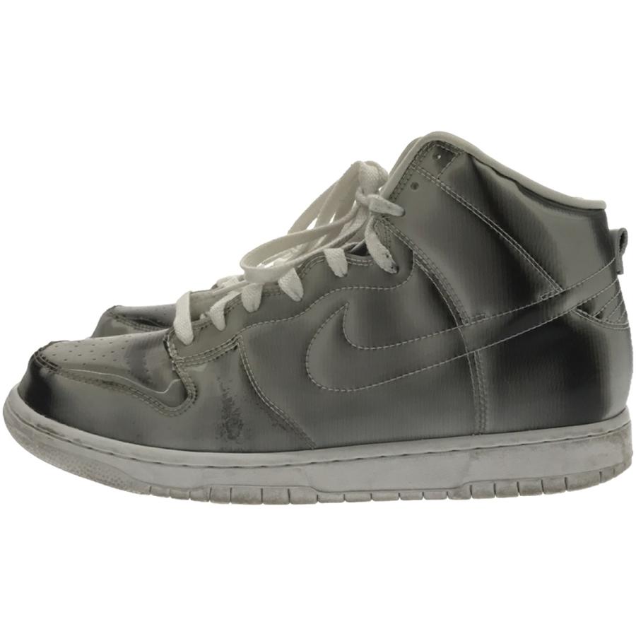 NIKE（ナイキ） NIKE×CLOT クロット Dunk High Silver/Flux スニーカー 
