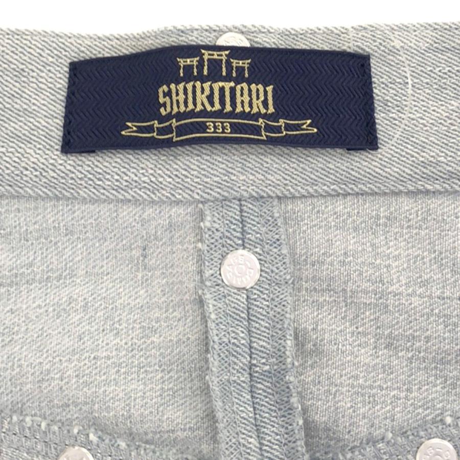 SHIKITARI シキタリ STUDDED DENIM PANTS スタッズデニムパンツ アイス 
