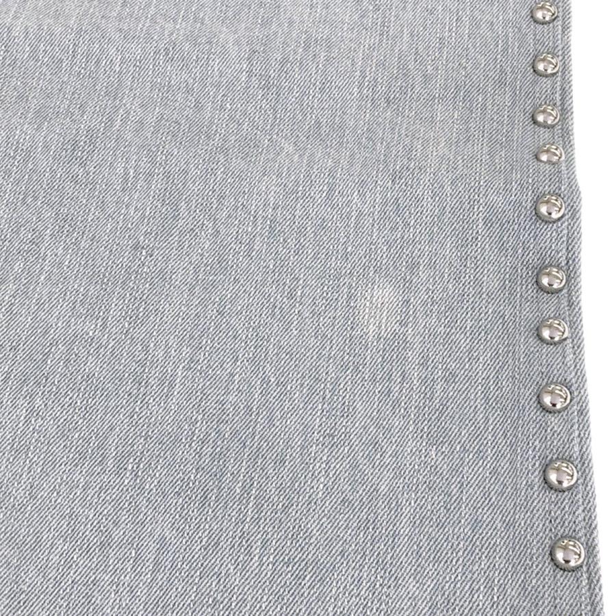 SHIKITARI シキタリ STUDDED DENIM PANTS スタッズデニムパンツ アイス 