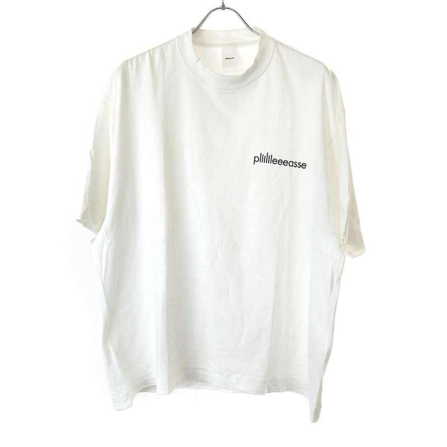 plllllleeeasseホワイト Tシャツ XLサイズ plllllleeeasse ホワイト Tシャツ XLサイズ