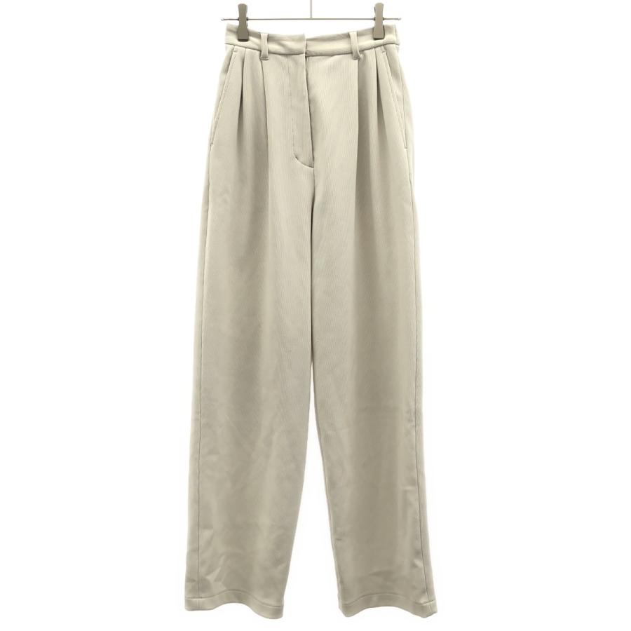 CLANE（クラネ） RIB STRIPE TUCK PANTS リブストライプタックパンツ