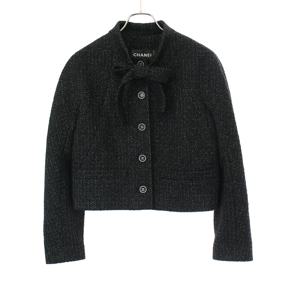 CHANEL（シャネル） 24AW ボウタイカラーココマークボタンツイード