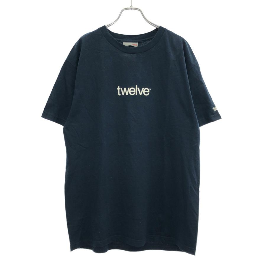 twelve advantage Tシャツ NAVY XL TWELVE ADVANTAGE トゥエルブ アドバンテージ ロゴプロントTシャツ
