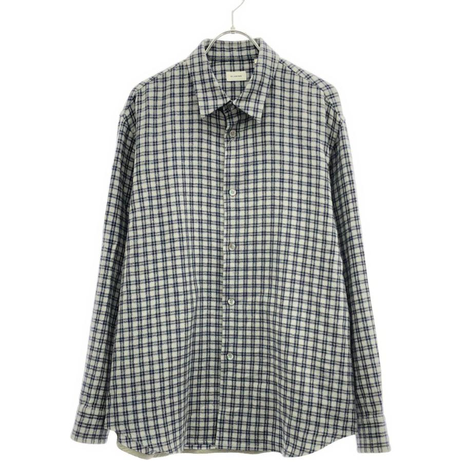 BLAMINK ブラミンク ウールチェックシャツ 7911-230-0360 グレー