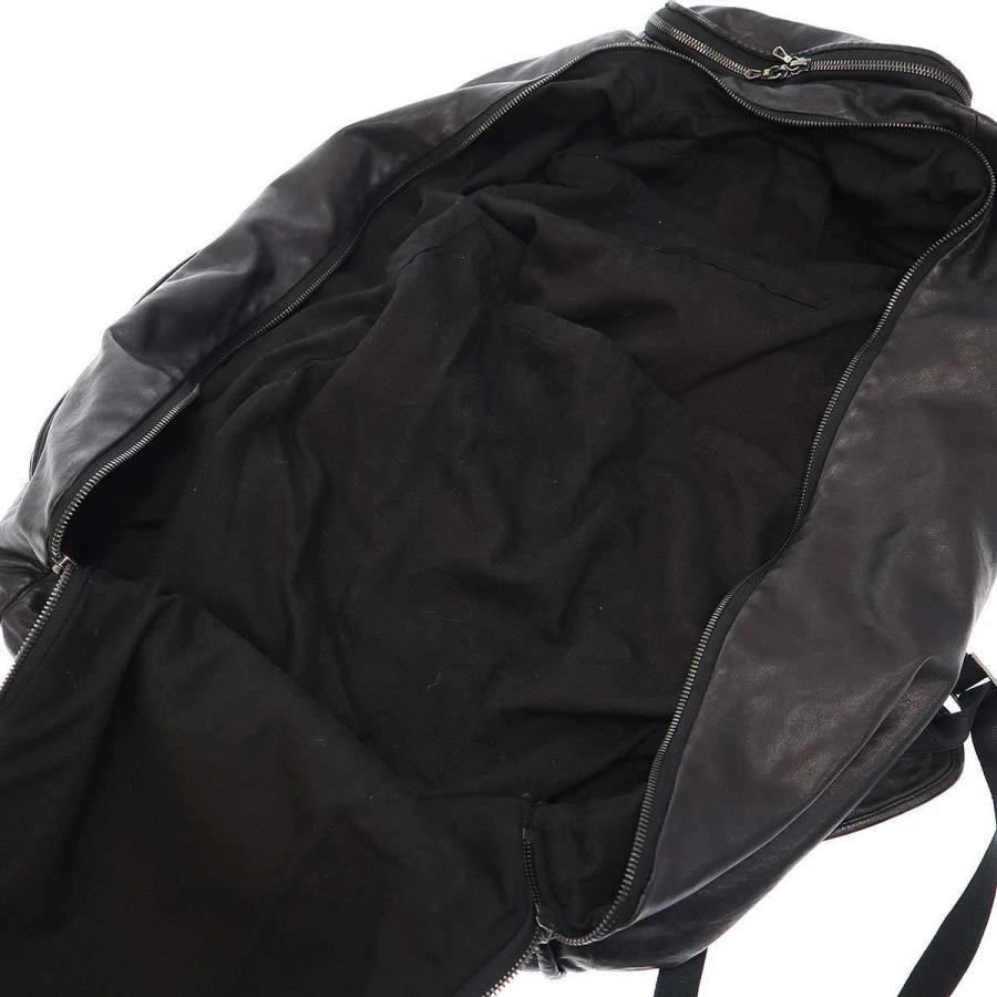 JULIUS ユリウス レザーレクタングルバッグパック ブラック