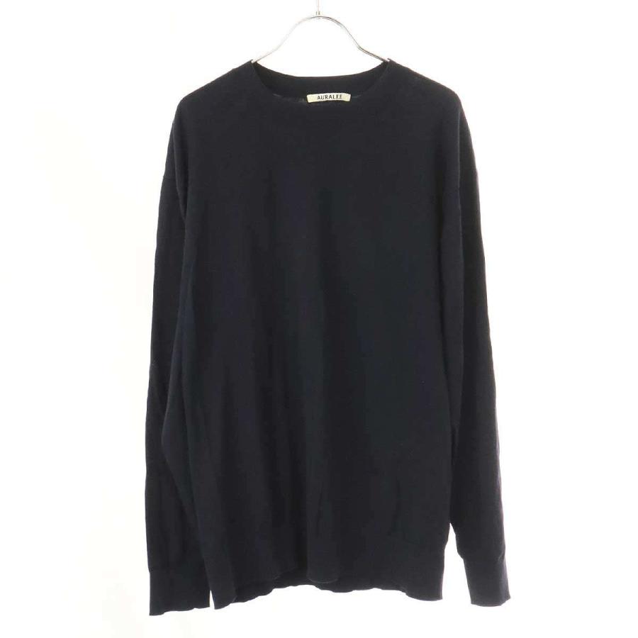 トップス AURALEE SUPER HIGH GAUGE COTTON KNIT AURALEE（オーラリー） 22SS SUPER HIGH GAUGE COTTON KNIT P/O