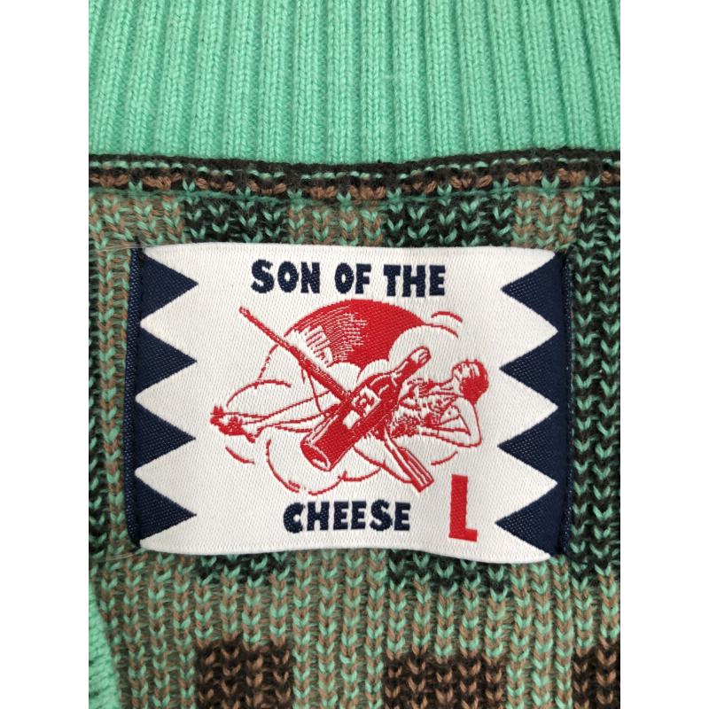 SON OF THE CHEESE サノバチーズ Bulky Check Cardigan SON OF THE CHEESE サノバチーズ Bulky Check Cardigan