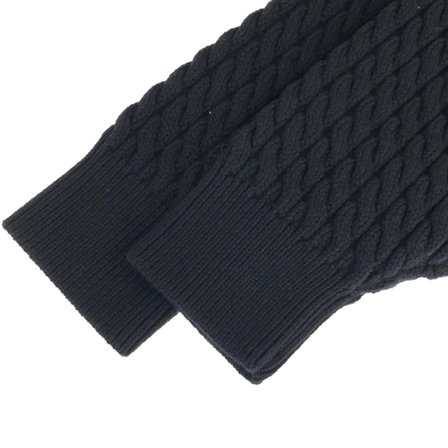 Alexander Wang - ALEXANDER WANG.T アレキサンダーワン. ティー Vネックケーブルニットセーター TAWKN201021XG ブラック XS alexanderwang ALEXANDER WANG.T アレキサンダーワン. ティー V