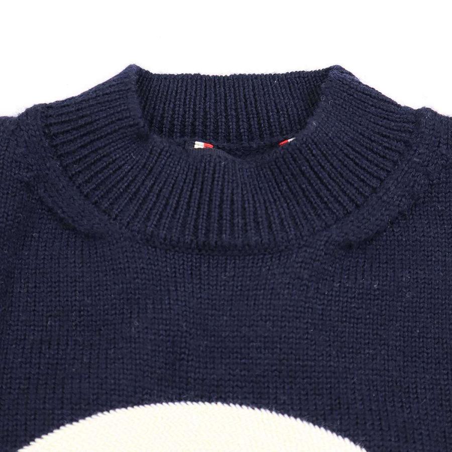 MONCLER 2 Moncler 1952 モンクレール MAGLIONE TRICOT GIROCOLLO ロゴ 