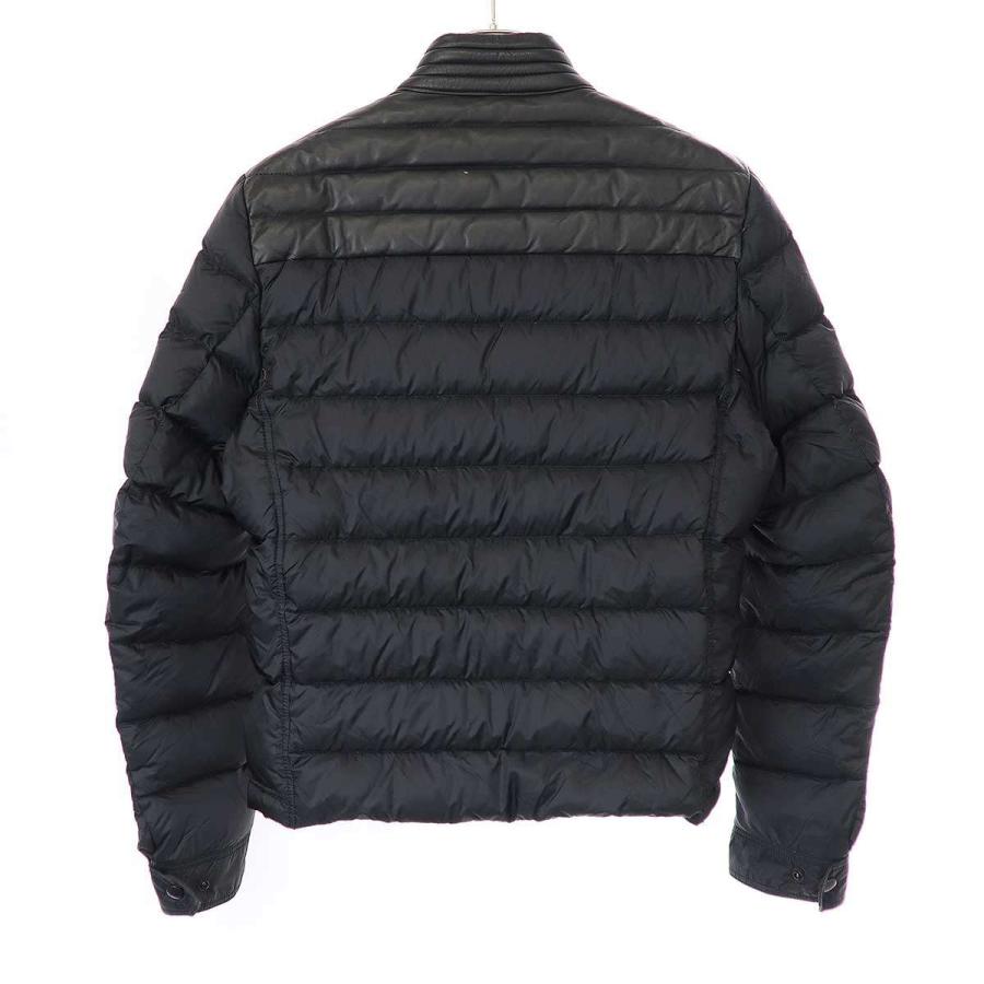 MONCLER モンクレール JEANDAT レザーダウンライダース MONCLER モンクレール JEANDAT レザーダウンライダース
