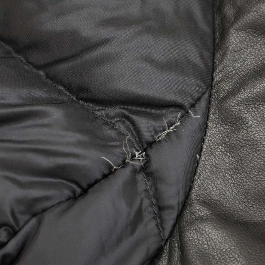 MONCLER モンクレール JEANDAT レザーダウンライダース MONCLER モンクレール JEANDAT レザーダウンライダース