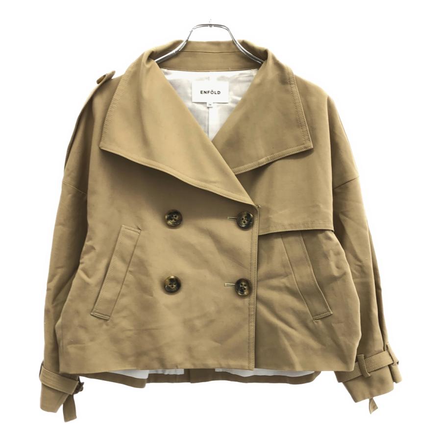 ENFOLD（エンフォルド） 19SS COダブルフェイス ショートトレンチ