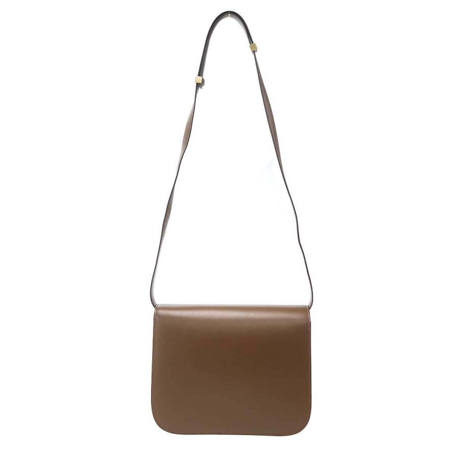 CELINE セリーヌ Classic Box Bag Medium クラシックボックスミディアム ショルダーバッグ  ブラウン  ITEL82547F5Aの画像