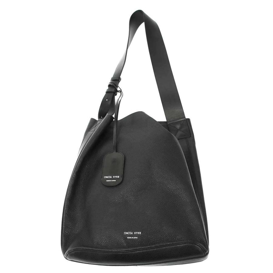 CHACOLI×HYKE チャコリ×ハイク LEATHER MILITARY BAG MEDIUM レザー