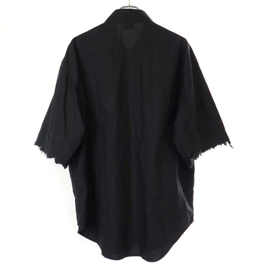 BALENCIAGA バレンシアガ 24AW S/S Large Fit Shirt ダメージ BALENCIAGA バレンシアガ 24AW S/S Large Fit Shirt ダメージ
