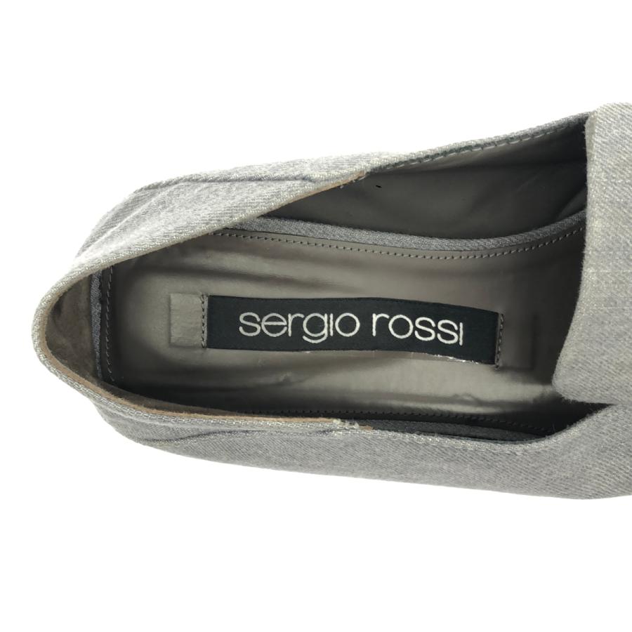 sergio rossi セルジオ ロッシ Sr1 Slippers スリッポン シューズ A84820 グレー 6 ITER8AQT23EG