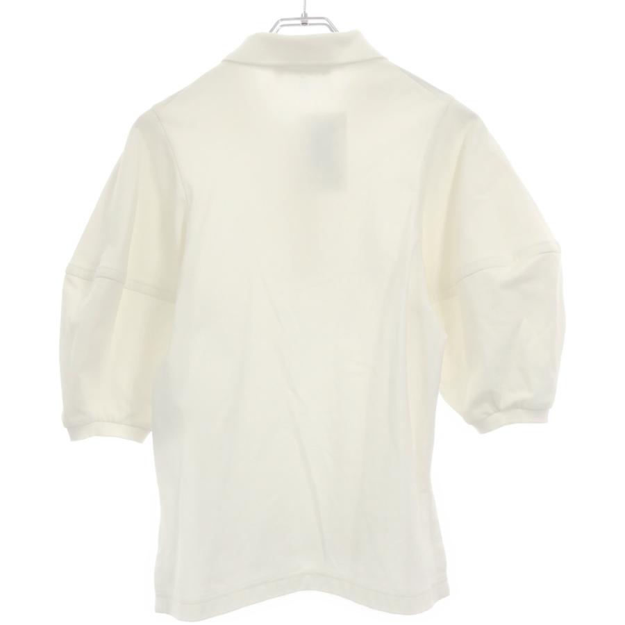 ENFOLD ストレッチカノコ 立体スリーブポロSHIRT エンフォルド