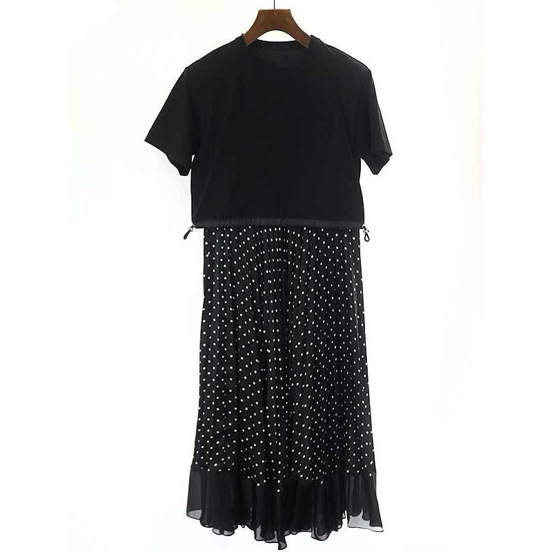 sacai サカイ 23AW Polka Dot Cotton Jersey x Satin Dress コンビドレスワンピース 23-06948 ブラック 1 ITETH161M2PK : rc-iteth161m2pk-khqj : MODESCAPE Yahoo!ショップ - 通販 - Yahoo!ショッピング sacai サカイ 23AW Polka Dot Cotton Jersey x Satin Dress コンビドレスワンピース 23-06948 ブラック 1 ITETH161M2PK : rc-iteth161m2pk-khqj : MODESCAPE Yahoo!ショップ - 通販 - Yahoo!ショッピング