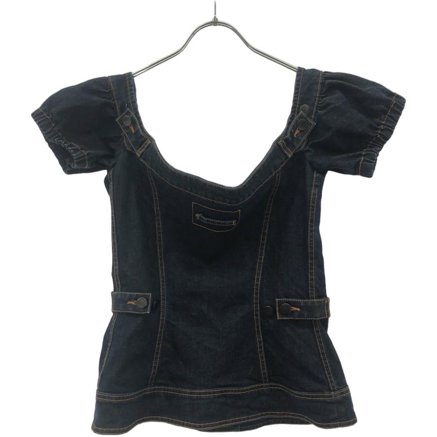 Jean-Paul GAULTIER - Jean Paul GAULTIER ジャンポールゴルチェ オフショルダーデニムジャケット BLJK-NM1-1003 インディゴ 44 Jean Paul Gaultier（ジャンポール・ゴルチエ） ジャンポールゴルチェ
