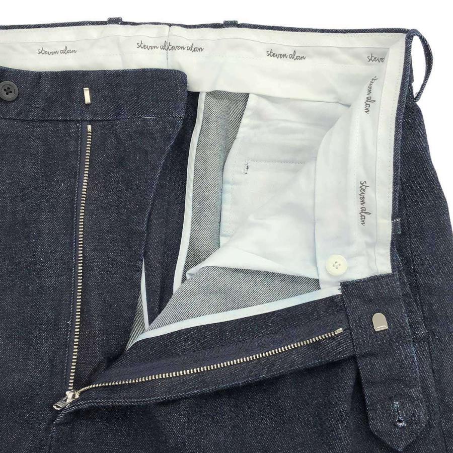 極美品★スティーブンアラン　2プリーツ テーパード パンツ　1.9万　ウール　S STEVEN ALAN（スティーブンアラン） 13.5oz IN 2PLEATED DRESS