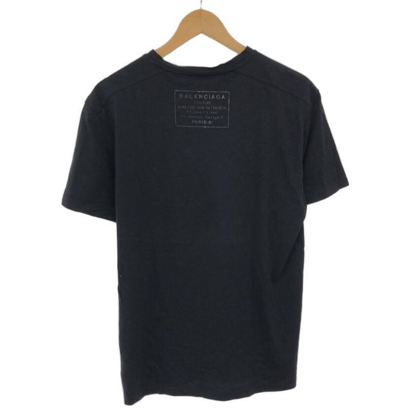 BALENCIAGA バレンシアガ 15SS スタンプロゴTシャツ ブラック M 375853 