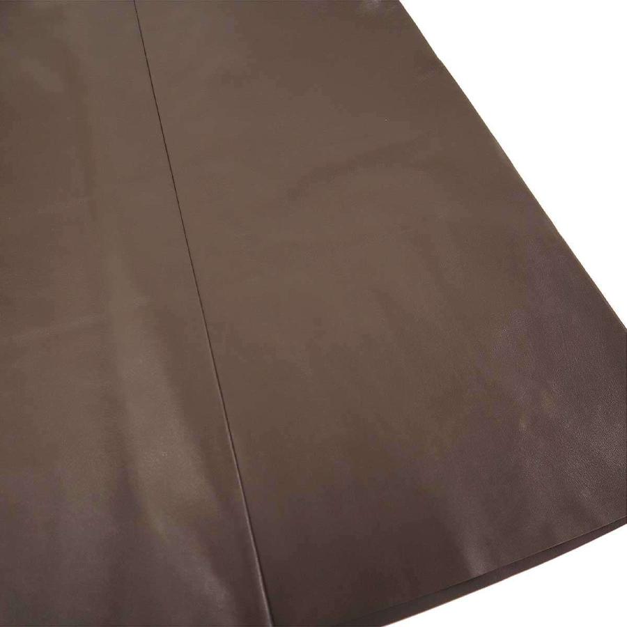 miu miu（ミュウミュウ） 25AW ロゴパッチ レザースカート MPD820  