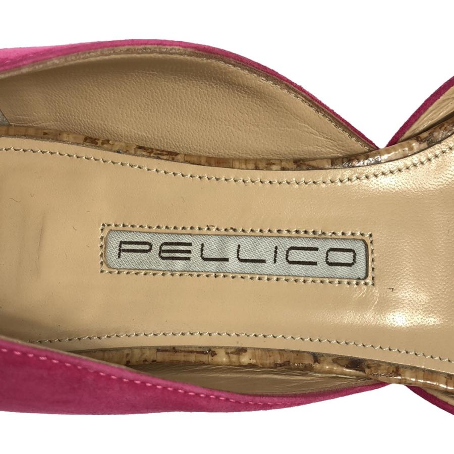PELLICO（ペリーコ） オープントゥサイドカットスウェードレザー