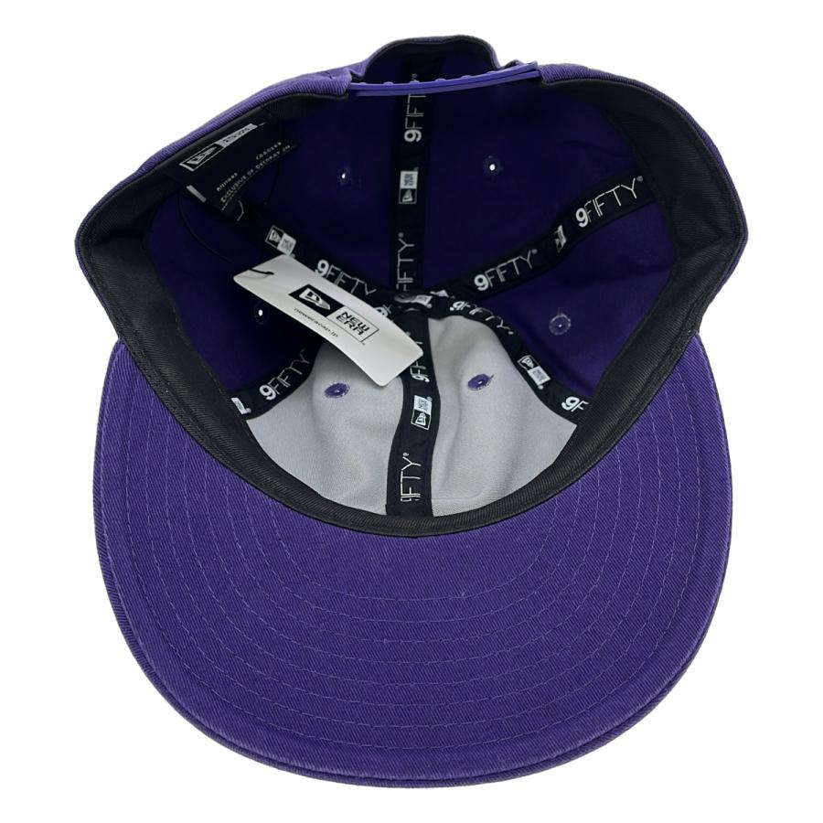 NEW ERA（ニューエラ） UNDER R Ron Herman別注 ロゴキャップ パープル