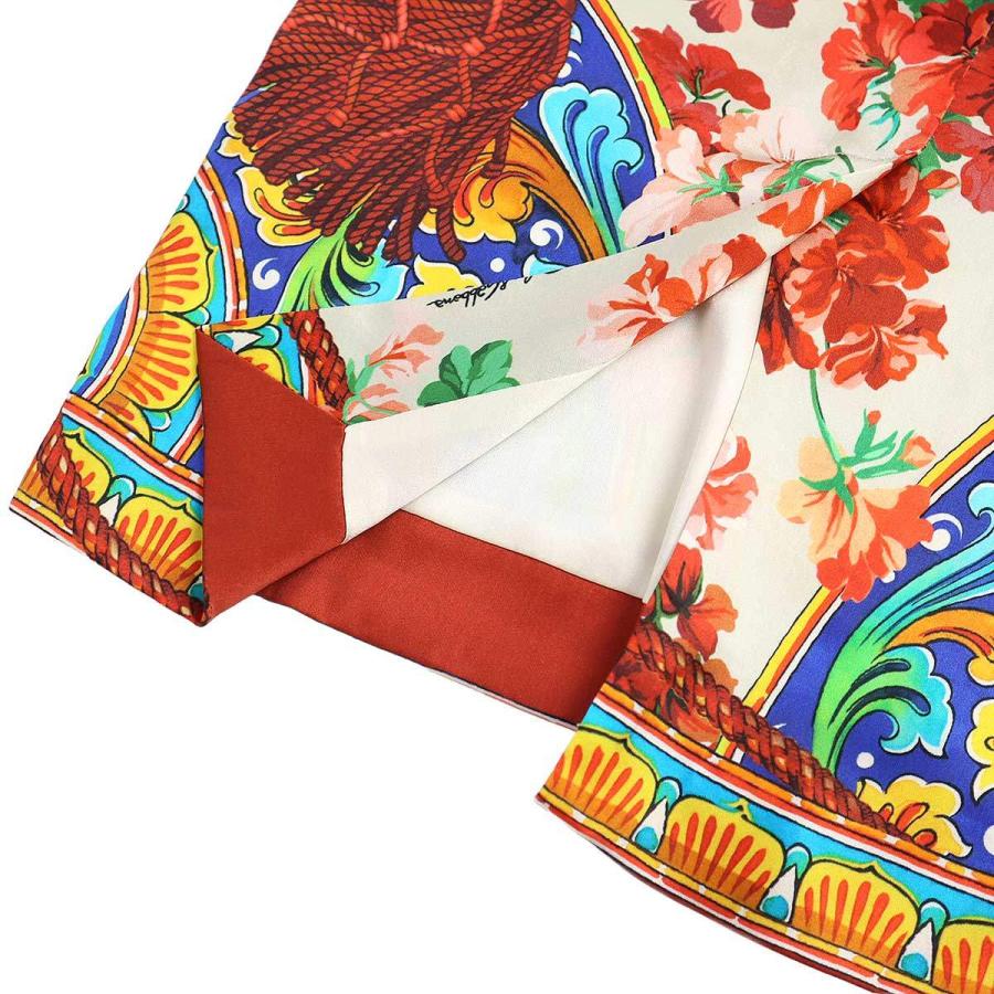 DOLCE&GABBANA（ドルチェ & ガッバーナ） フラワーマヨリカシルク