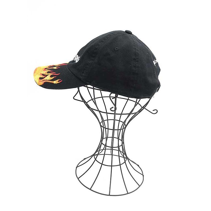 Palm Angels（パームエンジェルス） 20SS ファイアーロゴ刺繍キャップ