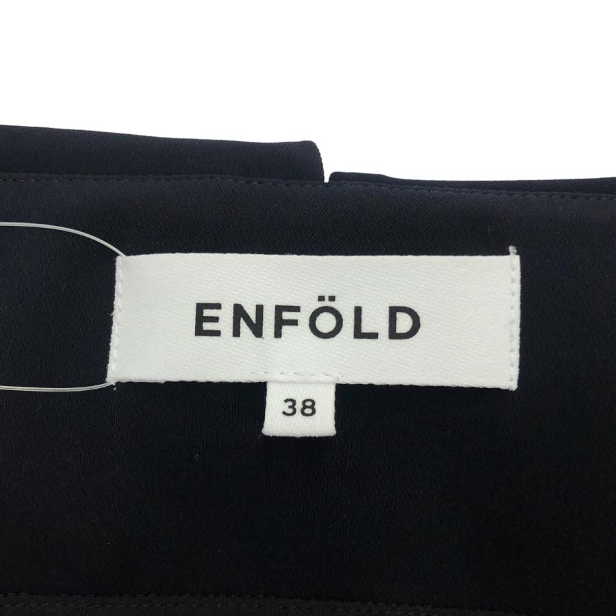 ENFOLD エンフォルド 24SS ASYMMETRY COLLAR BLOUSE アシンメトリー